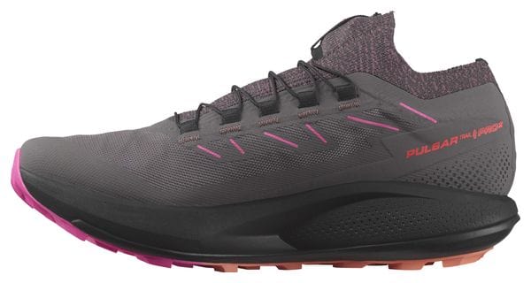 Chaussures de Trail Femme Salomon Pulsar Trail Pro 2 Gris/Rose