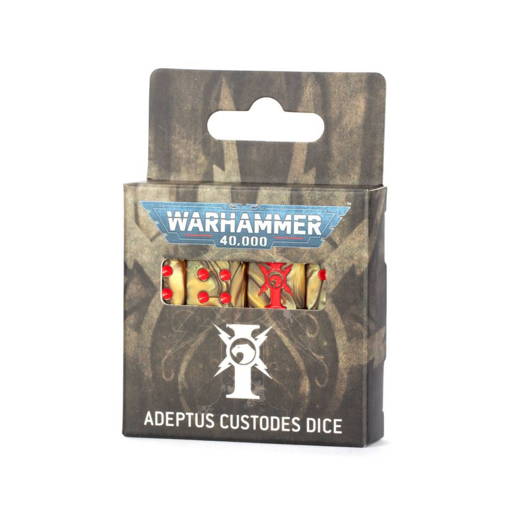 Warhammer 40K - Set de dés Adeptus Custodes