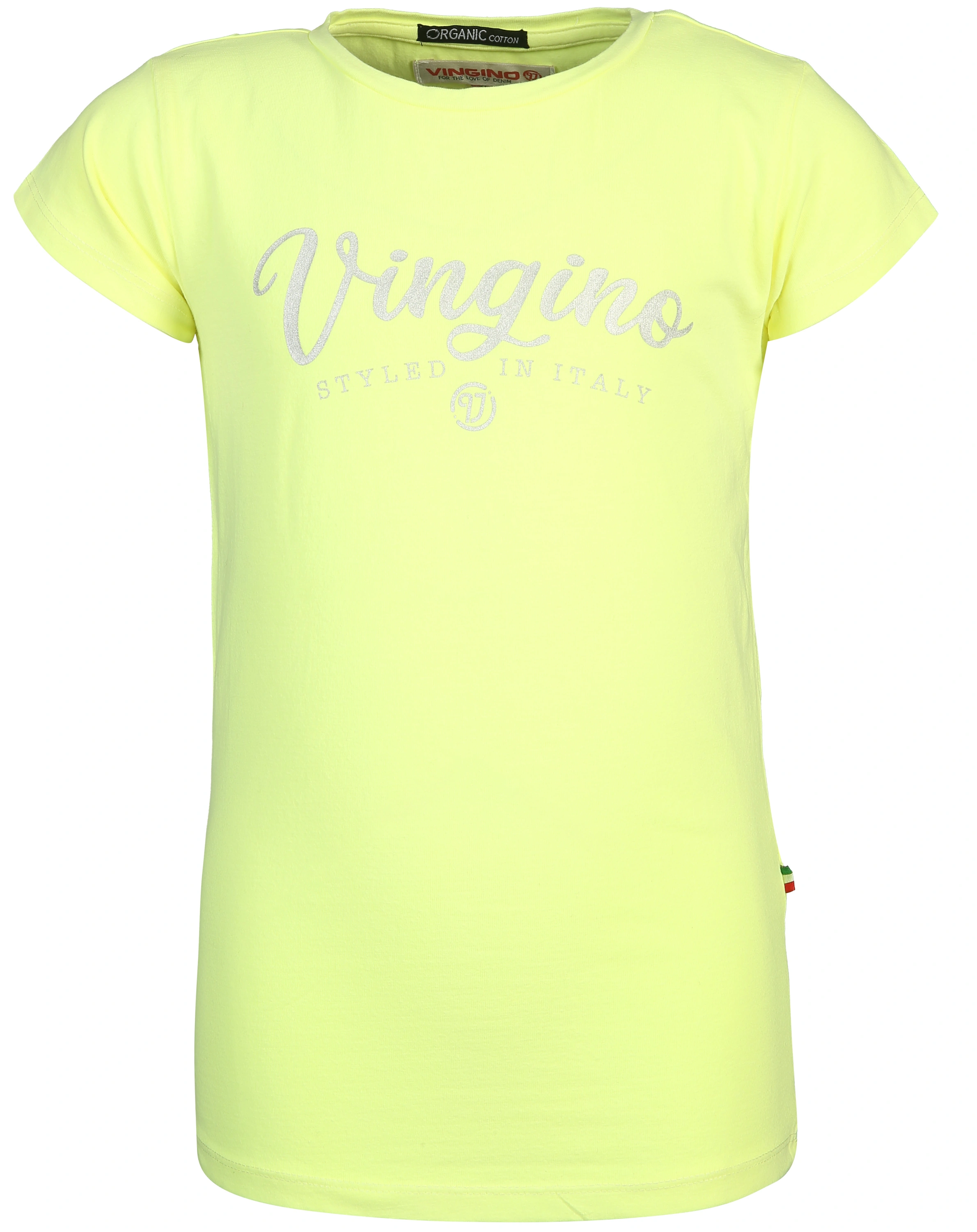 T-Shirt LOGO PRINT in new neon yellow