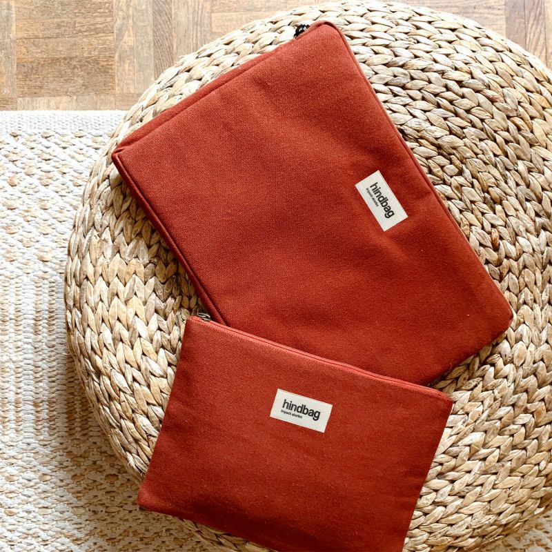 Housse pour ordinateur 13 pouces Ava Terracotta