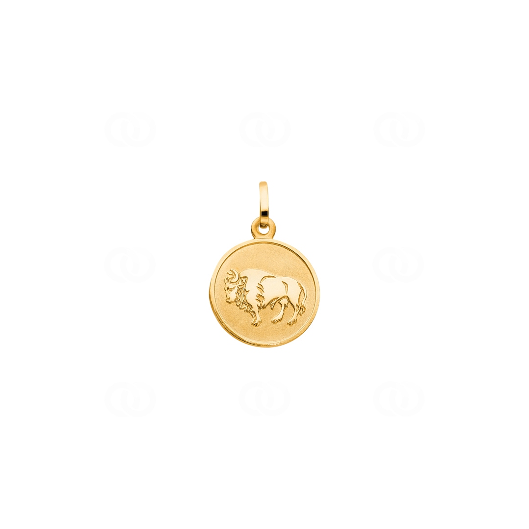 Anhänger 750/18 K Gelbgold Sternzeichen Stier