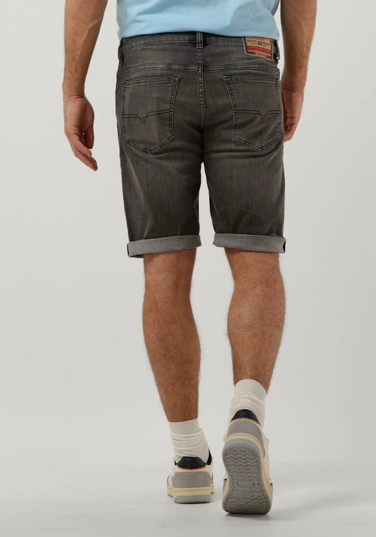 DIESEL lichtgrijze diesel shorts slim-short