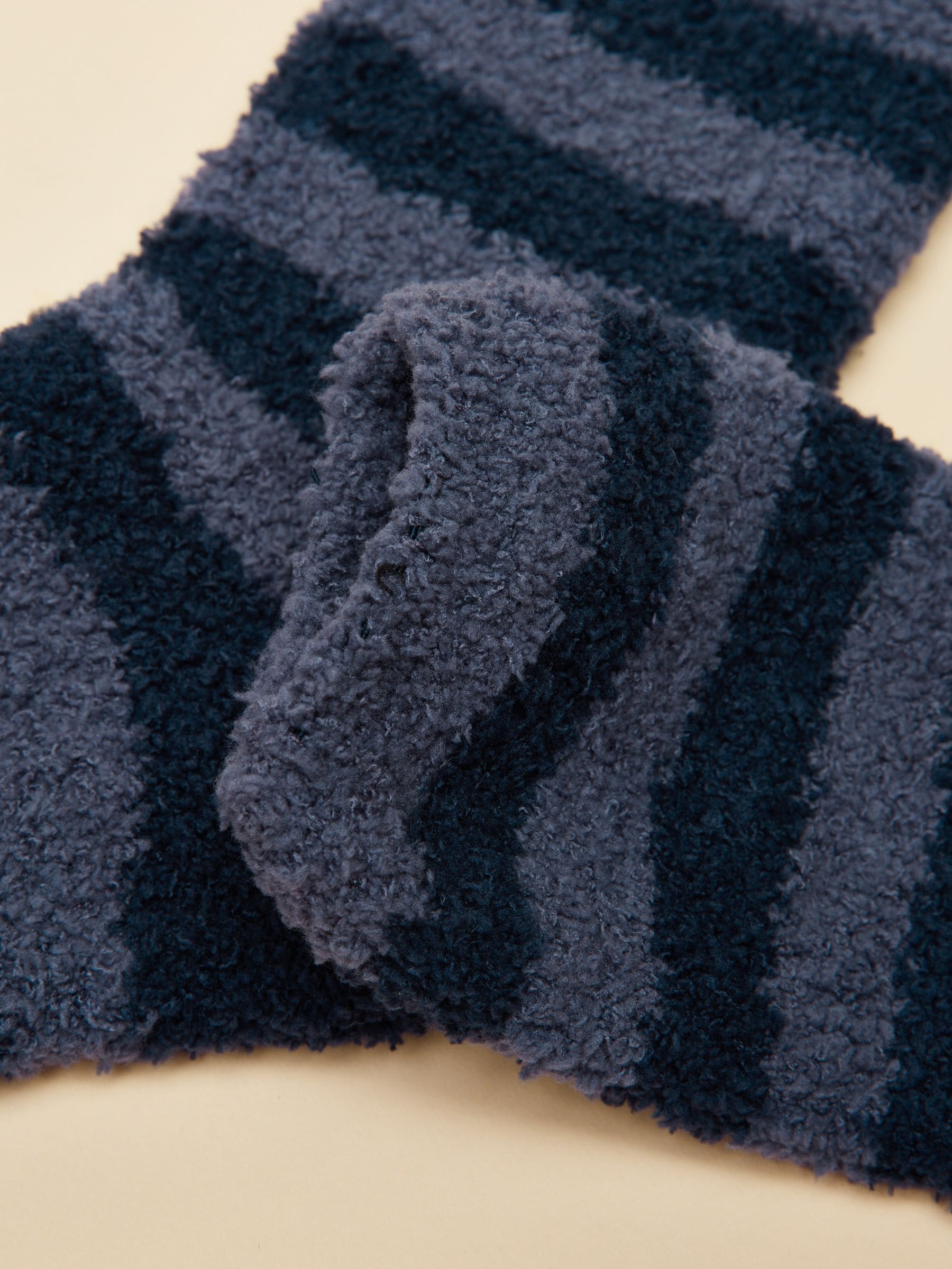 Blauw - Joules Men's Fluffy Stripe Socks