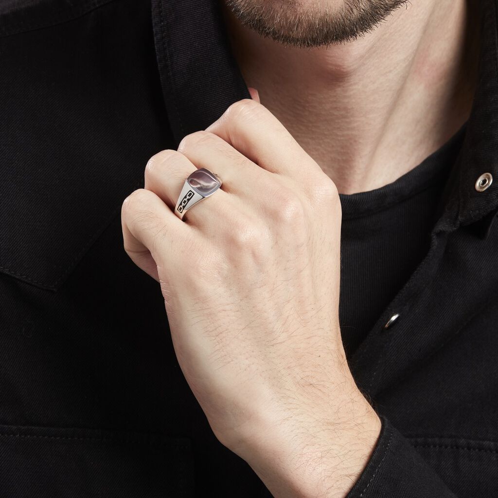 Chevaliere Argent Blanc Tarek