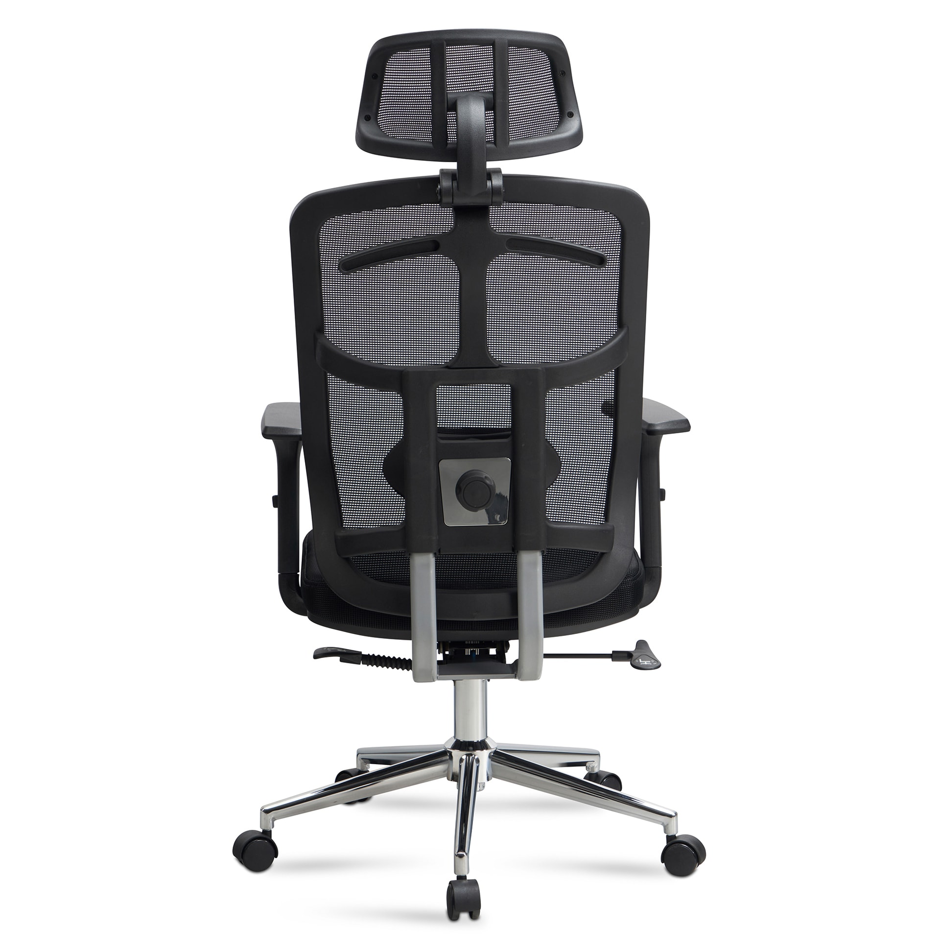 Bürostuhl 68x130x68 cm Stoff schwarz