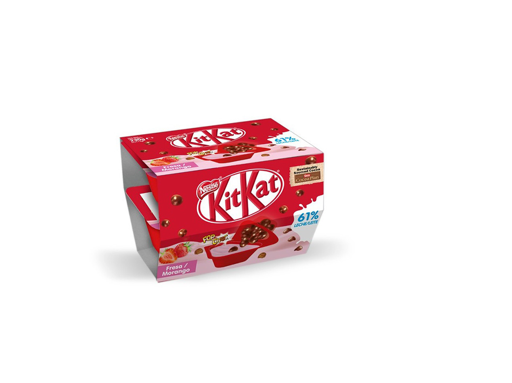 IOGURTE NESTLÉ KIT KAT MORANGO 2X115G