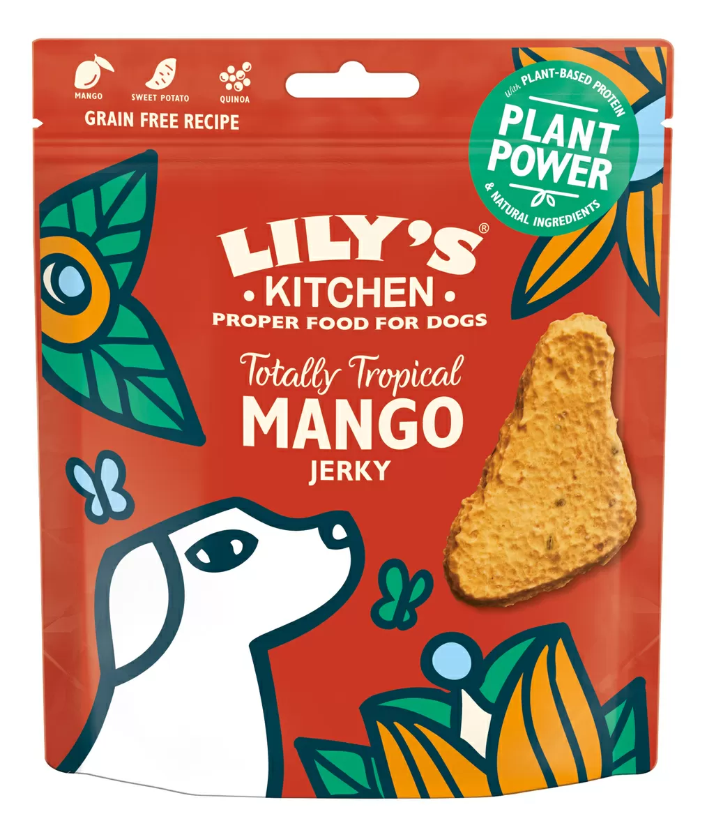 Lily´s Kitchen hundesnack, Totally Tropical Mango Jerky - 70g.