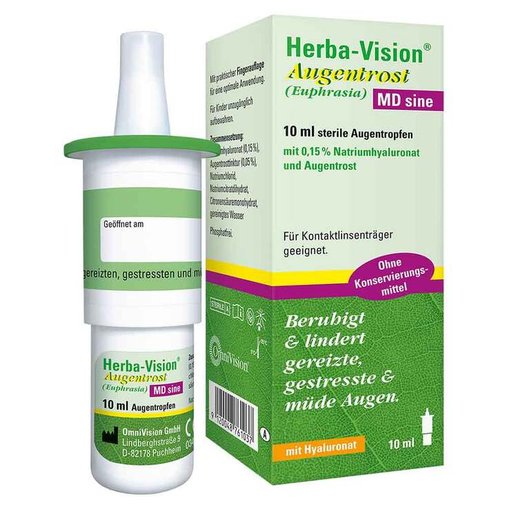 Herba-Vision® Augentrost MD sine Augentropfen, 10 ml