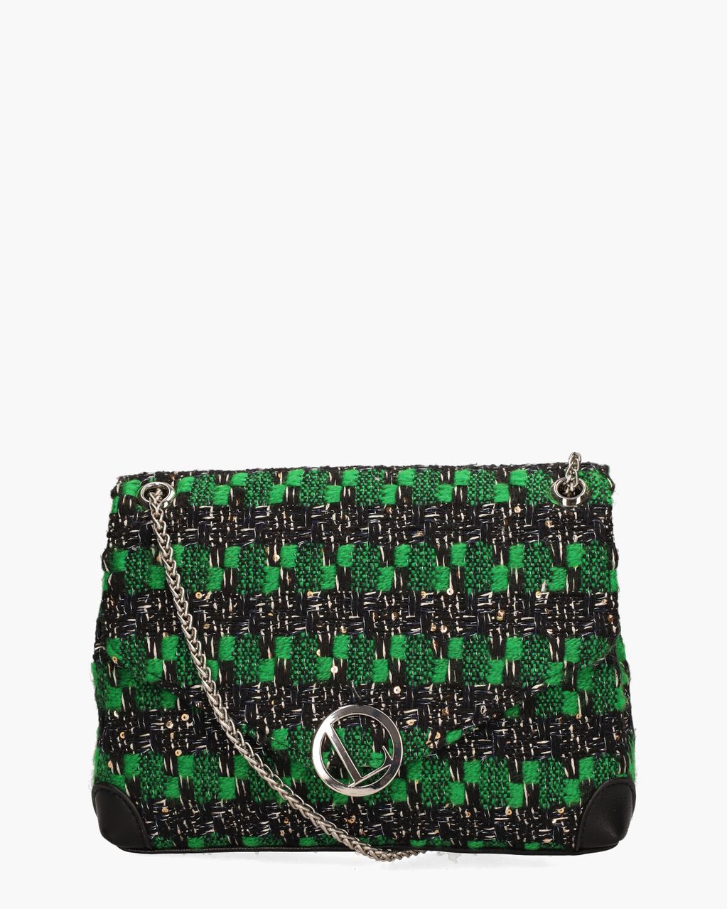 Lollipops Modugno Shoulder Bag Zwart/Groen Tas
