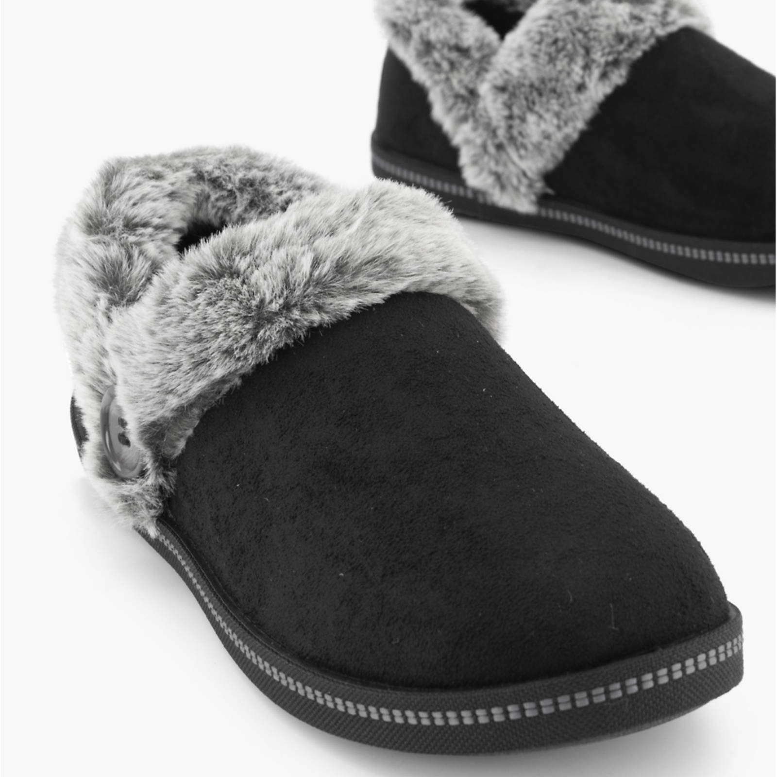 Skechers pantoffels zwart
