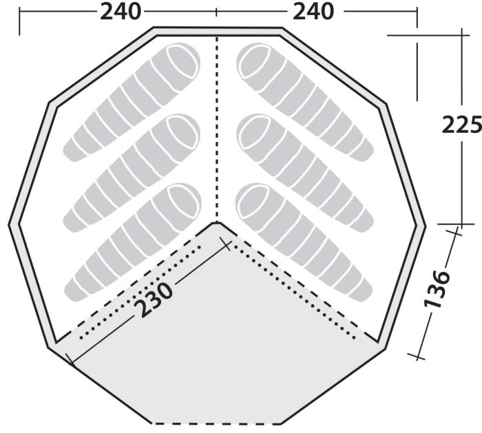 Inner tent Klondike Grande indertelt