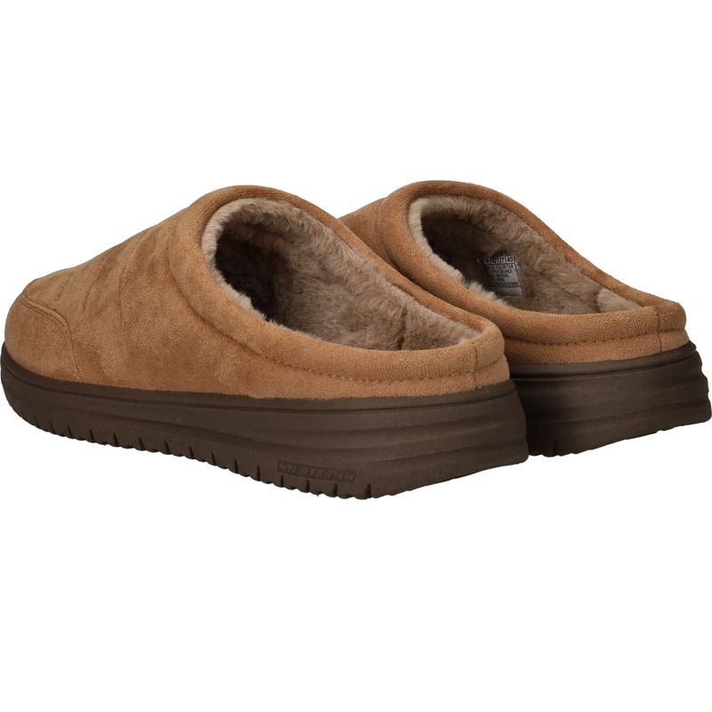 Skechers Relaxed Fit Murette Garvanza Pantoffels Bruin Heren