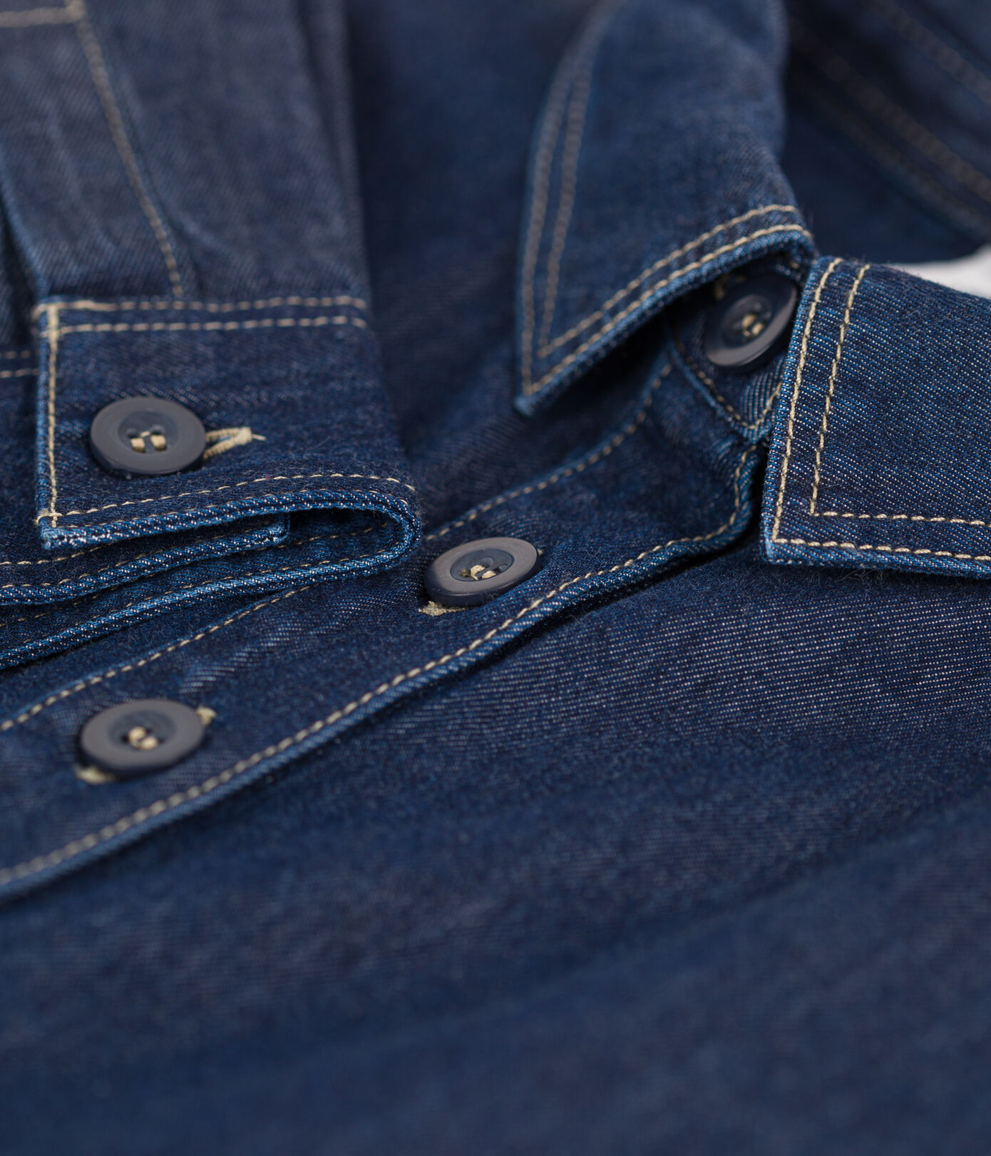 Robe manches longues en denim enfant fille