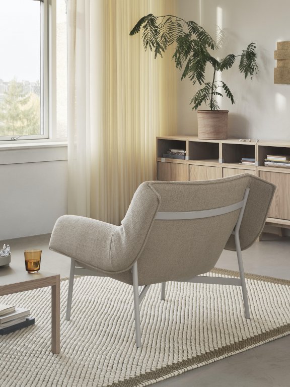 Muuto Wrap fauteuil grijs Ecriture 240