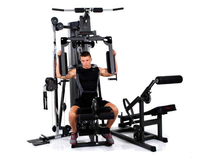 FINNLO by HAMMER Kraftstation Autark 2600 Kraftstation inkl. Bauch- und Rückentrainer