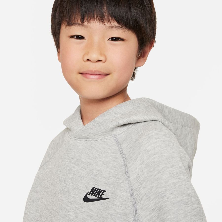 Nike Sweat à Capuche NSW Tech Fleece 24 - Gris/Noir Enfant