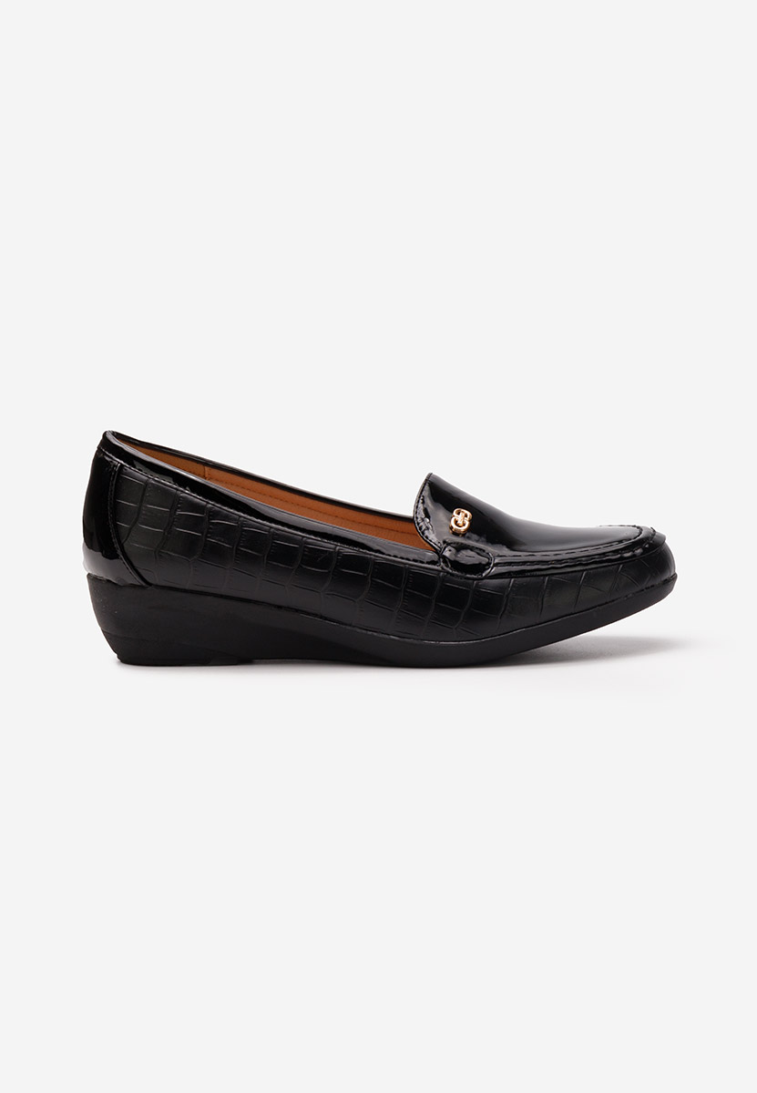 Mocassins femme noirs Nimisha