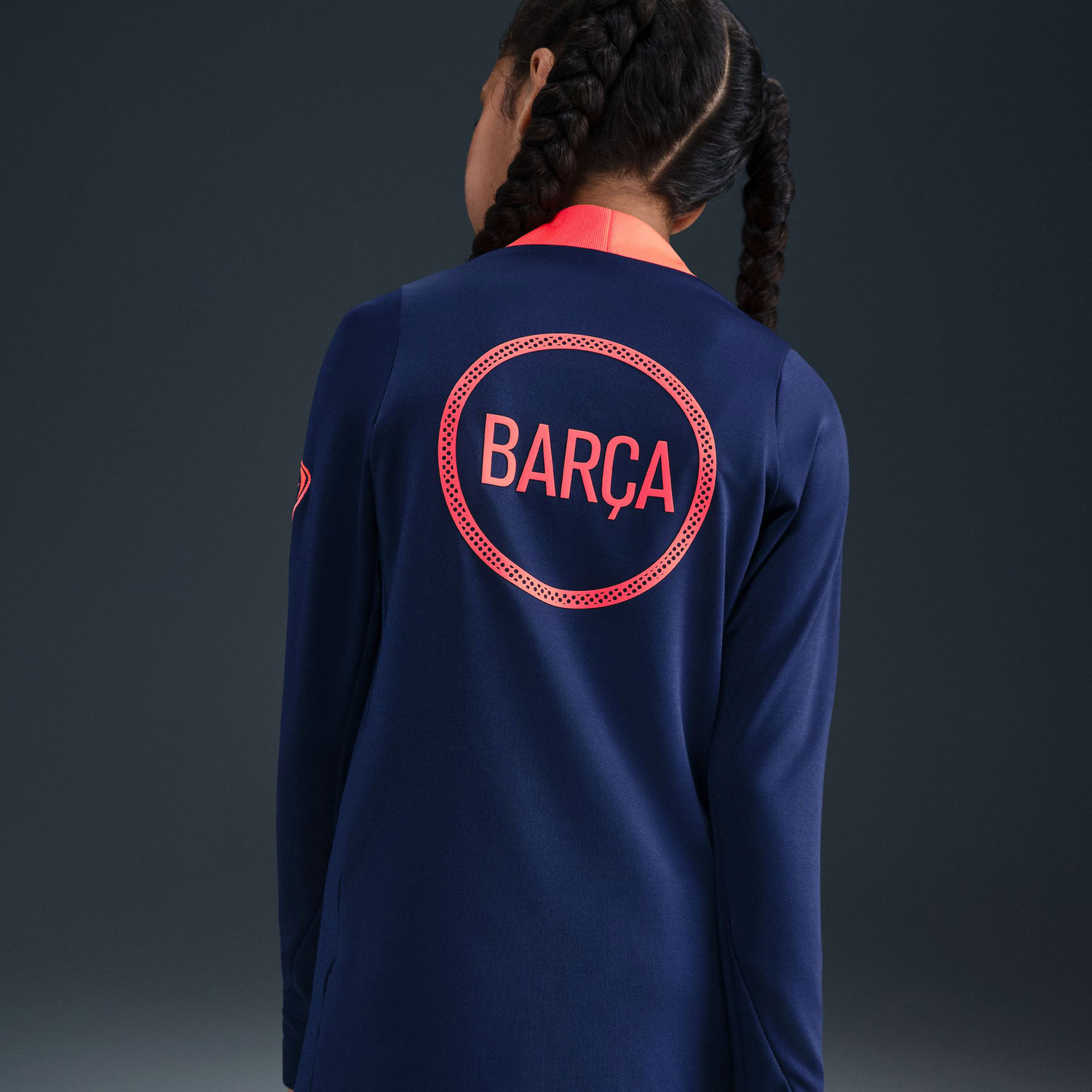 Nike FC Barcelona Pre-Match Strike Drill Top Kids