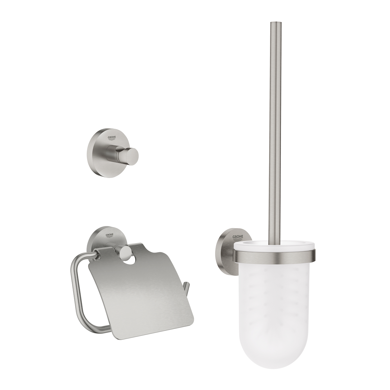 Grohe Essentials accessoiresset 3-in-1 supersteel