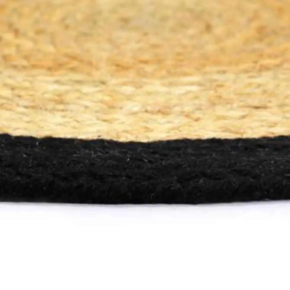 vidaXL - Placemat - Zwart - Katoen - 6 stuks