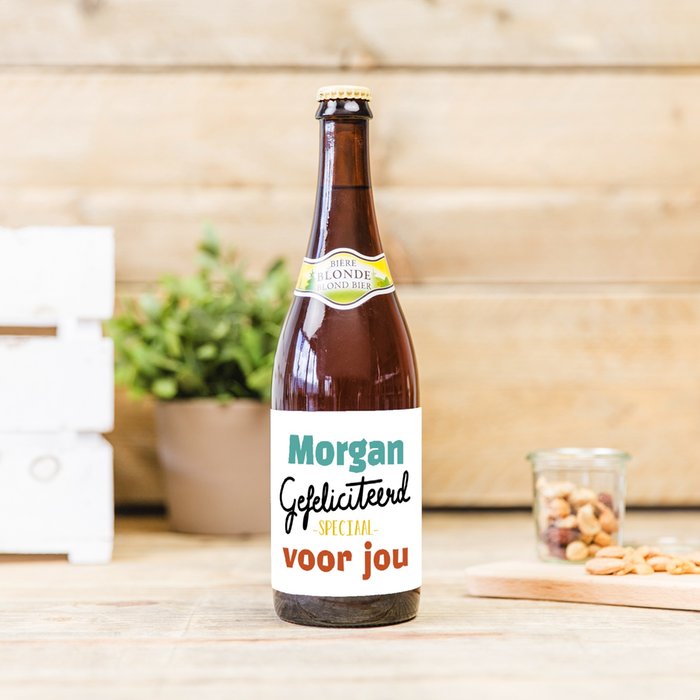 La Chouffe | 750 ml | Happy Birthday met eigen naam
