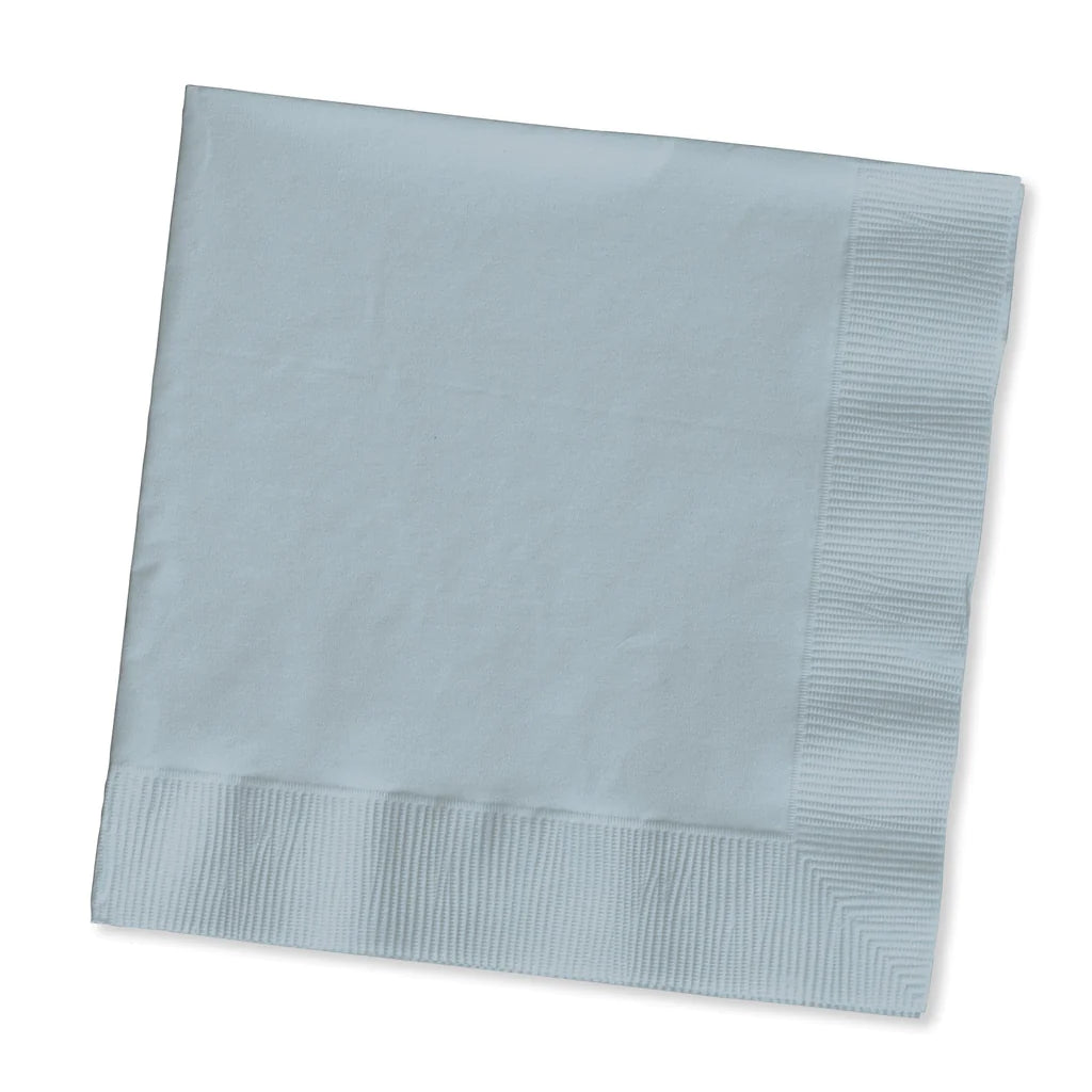 Zilveren Servetten 3-Laags 33cm 50st