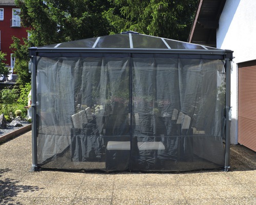 Palram Paviljoen – Canopia Palermo 3000 Deluxe incl. hor 295 x 295 cm antraciet