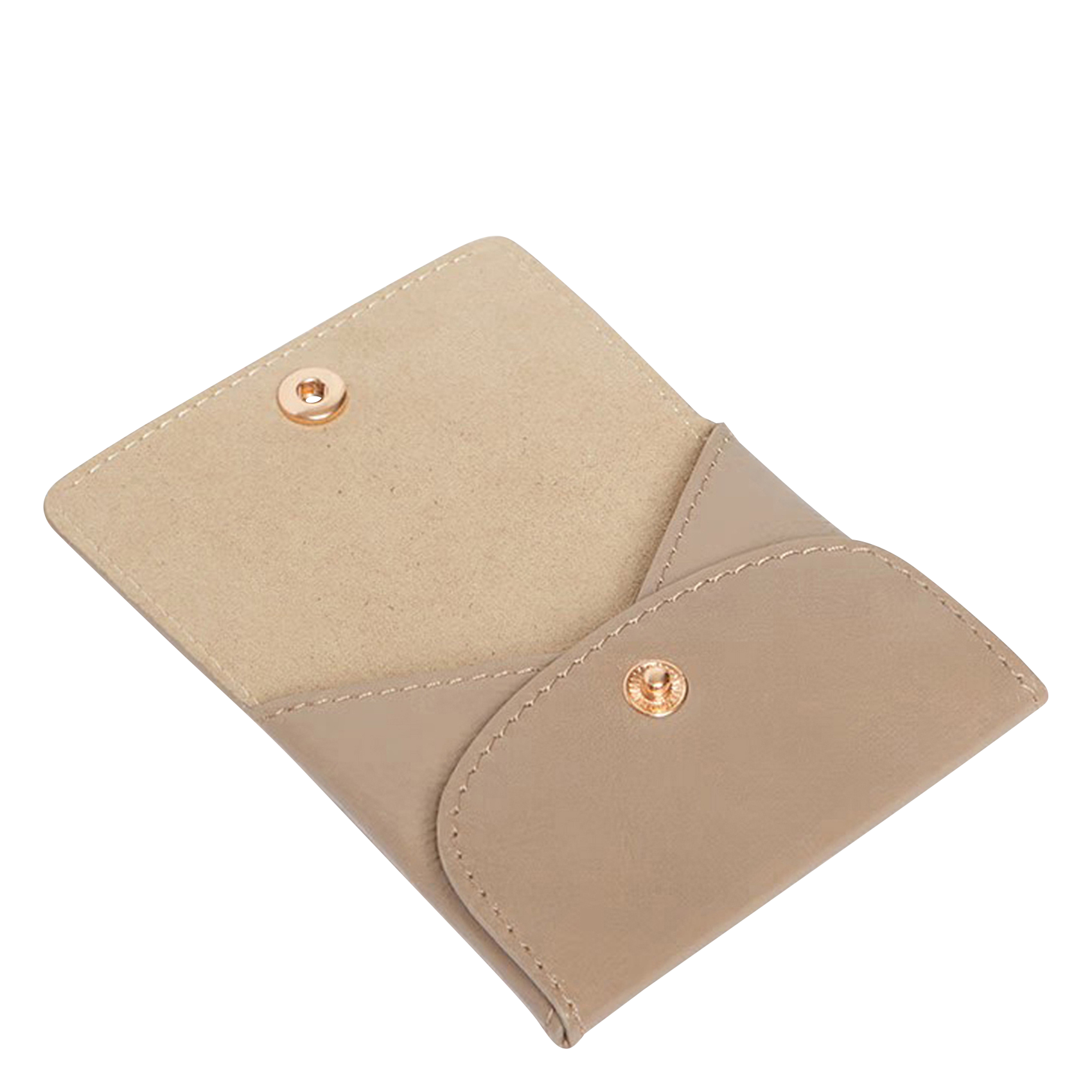 Porte monnaie en cuir | Beige