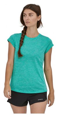 T-Shirt Patagonia Ridge Flow Shirt Fresh Teal Femme