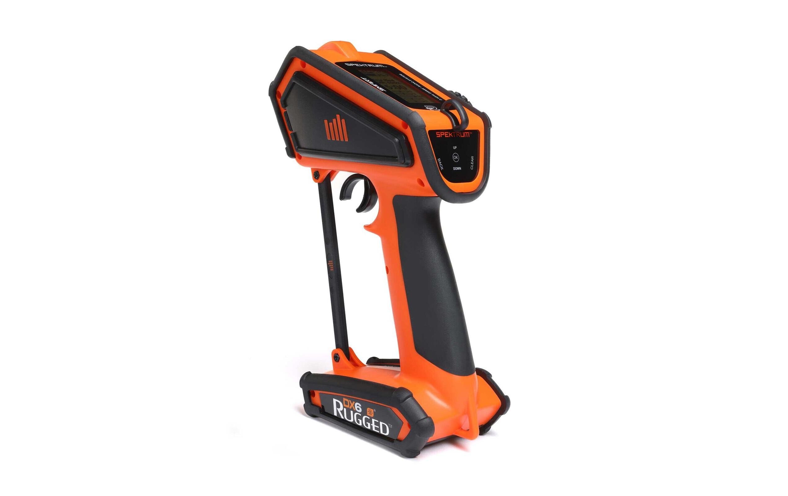 Fernsteuerung DX6 Rugged DSMR Orange, nur Sender<br>Robuster 6-Kanal Sender für RC Fahrzeuge