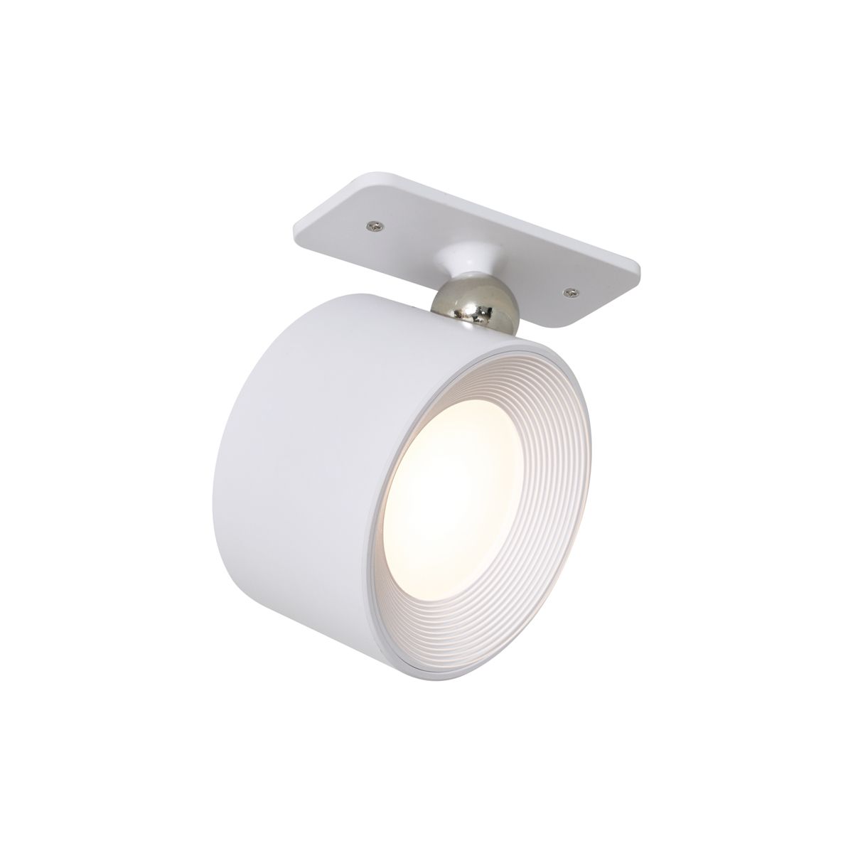 Moderne wand- en plafondlamp wit incl. LED oplaadbaar - Bright