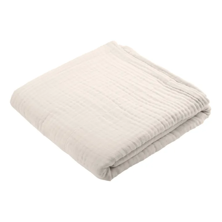 The Organic Company Couverture douce en coton bio | Beige