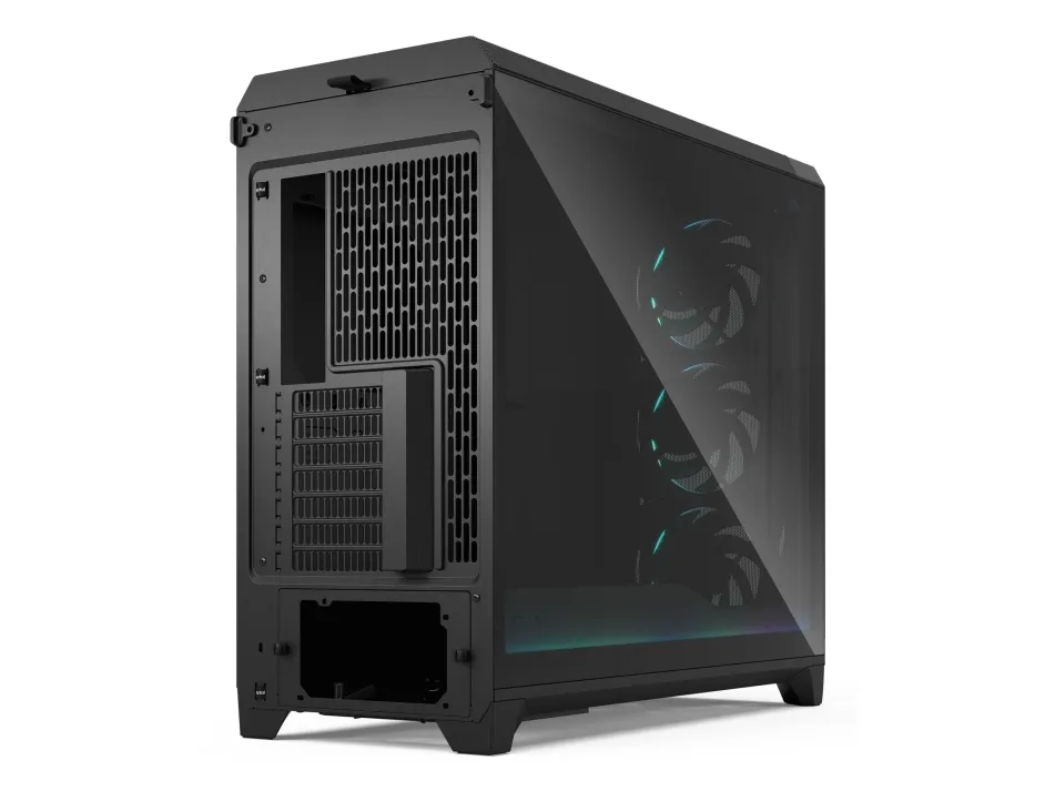 Fractal Design Meshify 3 XL Ambience Pro RGB - Tower - udvidet ATX - ingen strømforsyning (ATX) - sort TG-lystone - USB/Lyd