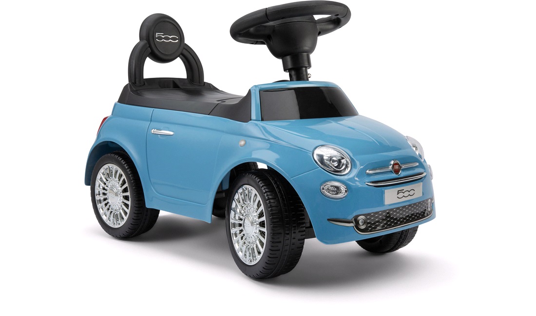Fiat 500 gåbil blå m/musik