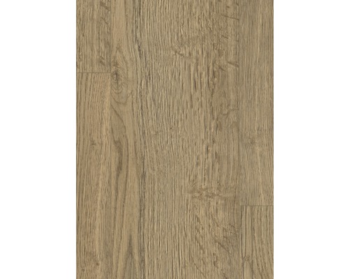 Elva bruin vinylvloer, landhuisstijl plank, klikverbinding, 1292 x 193 x 7,5 mm