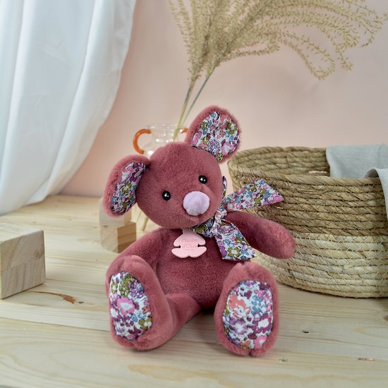 Copains Câlins Peluche Souris   Terracotta        25 cm   de               Histoire d'ours