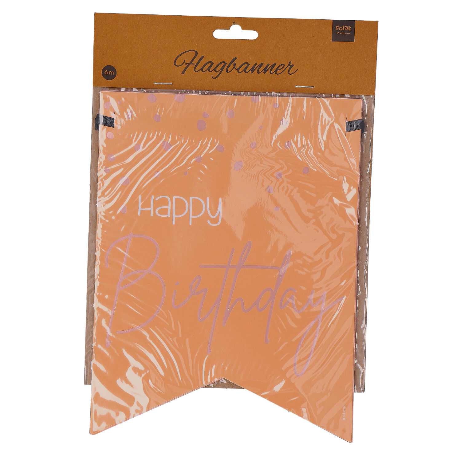 Wimpelkette gold, 6m