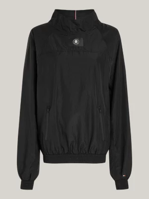 Jaqueta esportiva impermeável oversized estilo popover