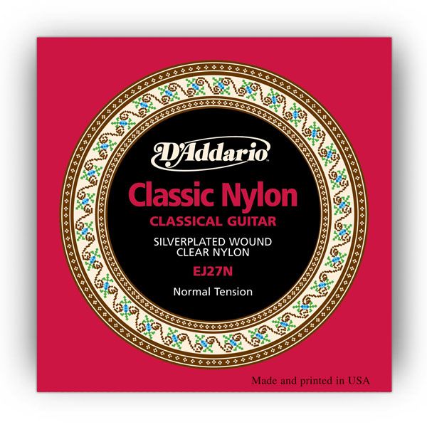D'Addario Conjunto Cordas J27N Student Nylon Classics Normal Tension