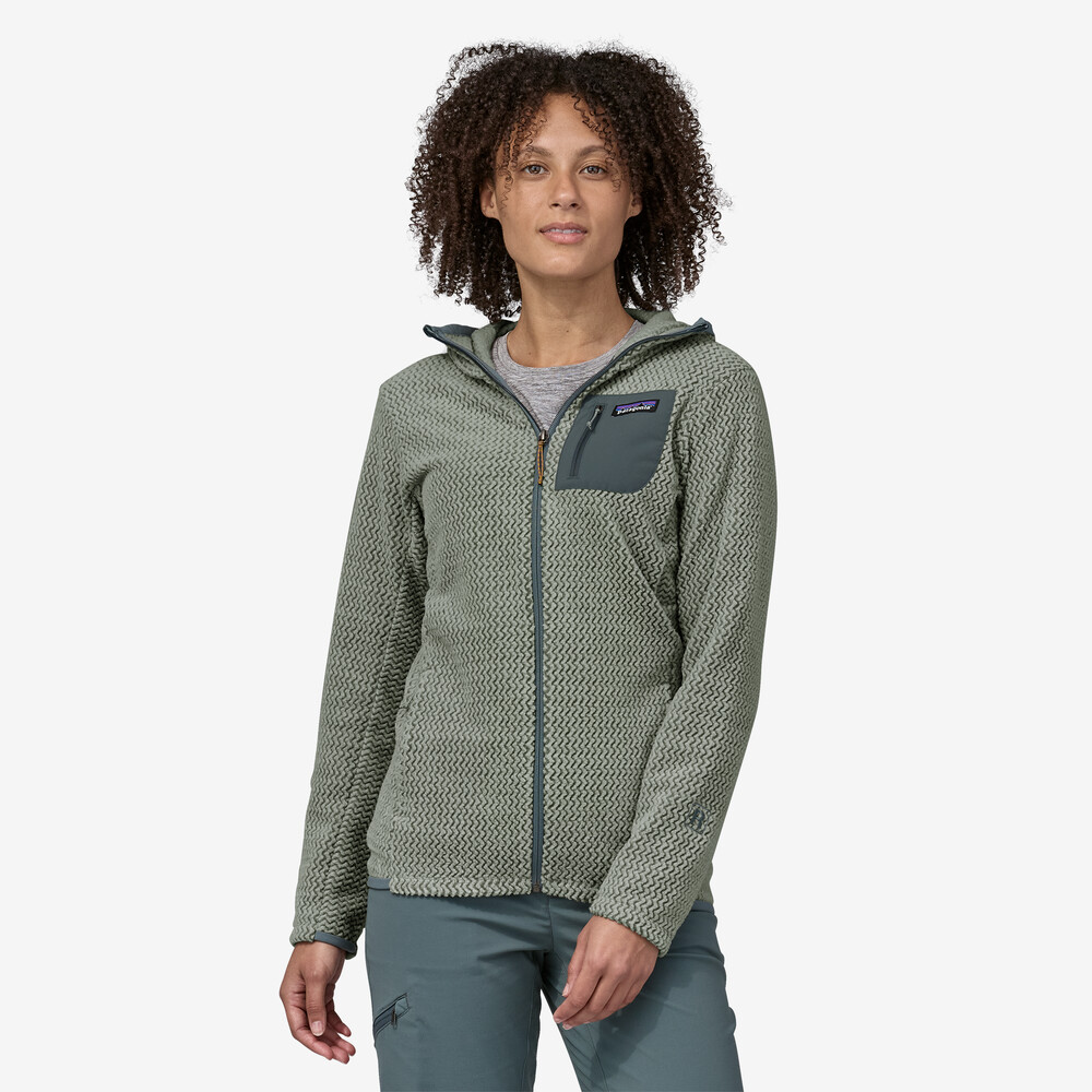Damen-Kapuzenpullover R1 Air mit durchgehendem Reißverschluss
