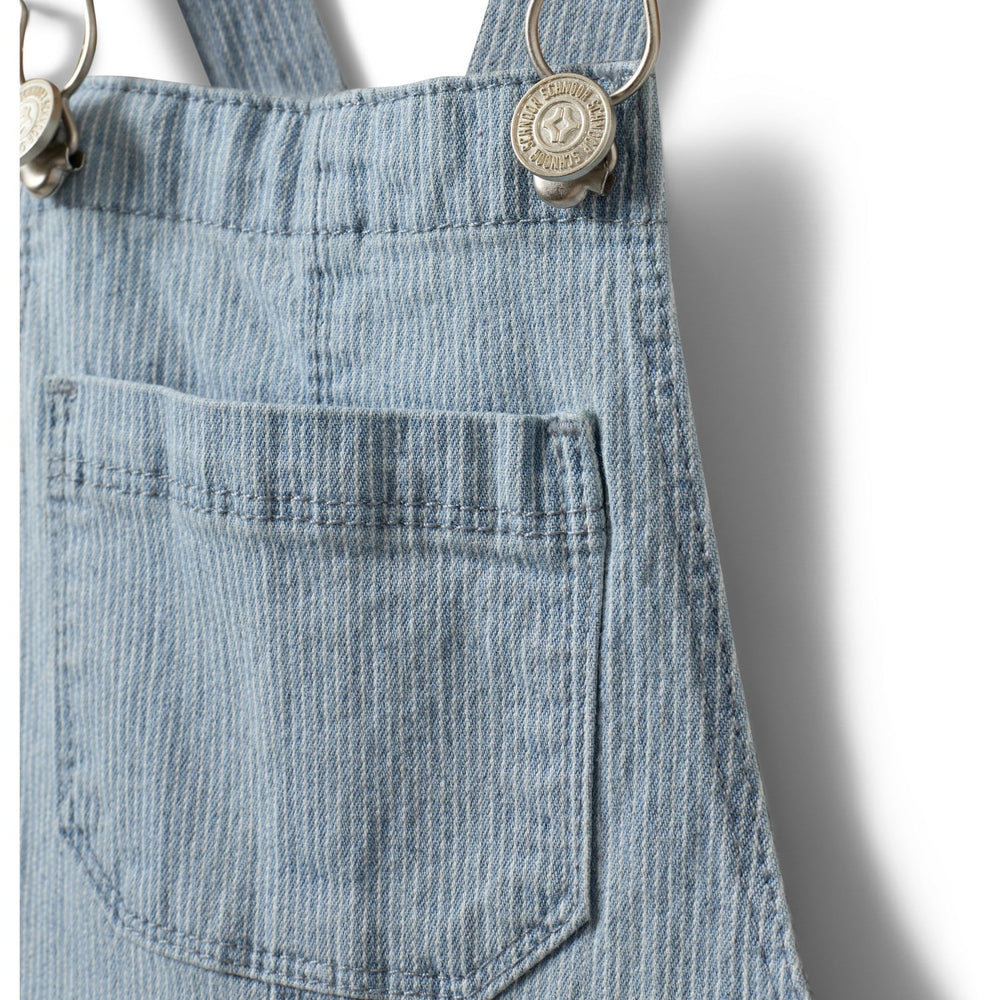 Køb Sofie Schnoor Blue Denim Stripe Dereksb Smækbukser