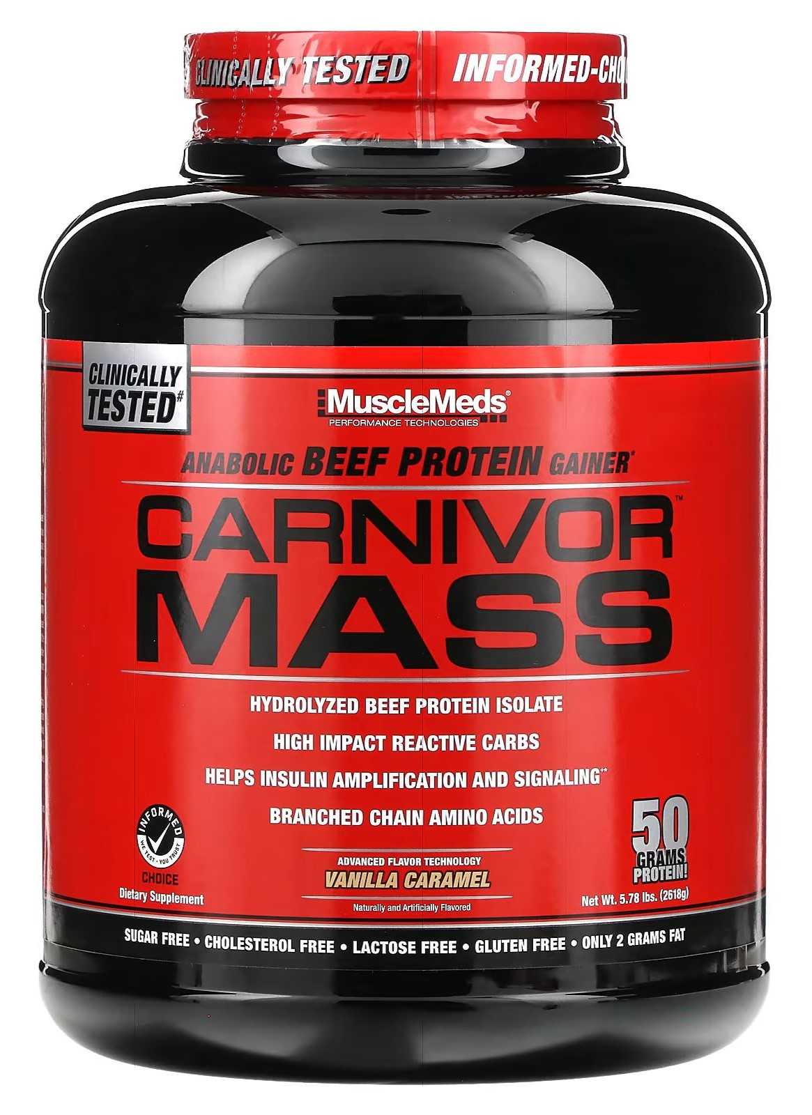 MuscleMeds Carnivor Mass 2,5 kg