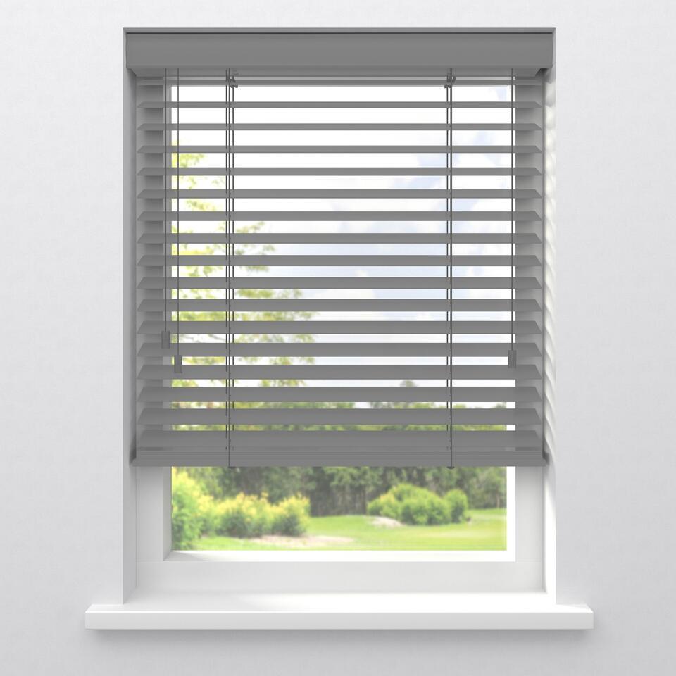 Fenstr Houten Jaloezie Theun Grijs 65mm