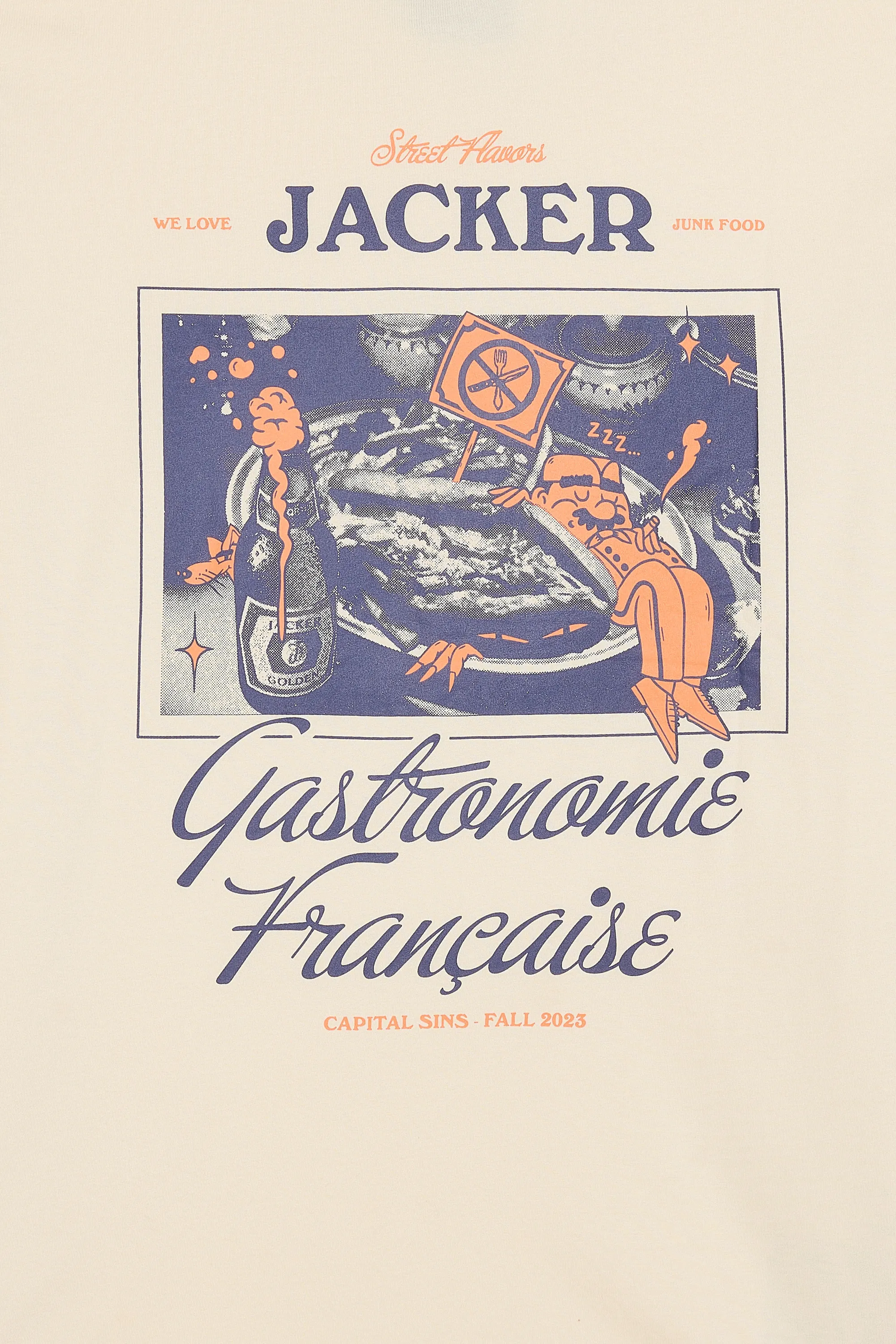 JACKER T-shirt  Junk Food Beige
