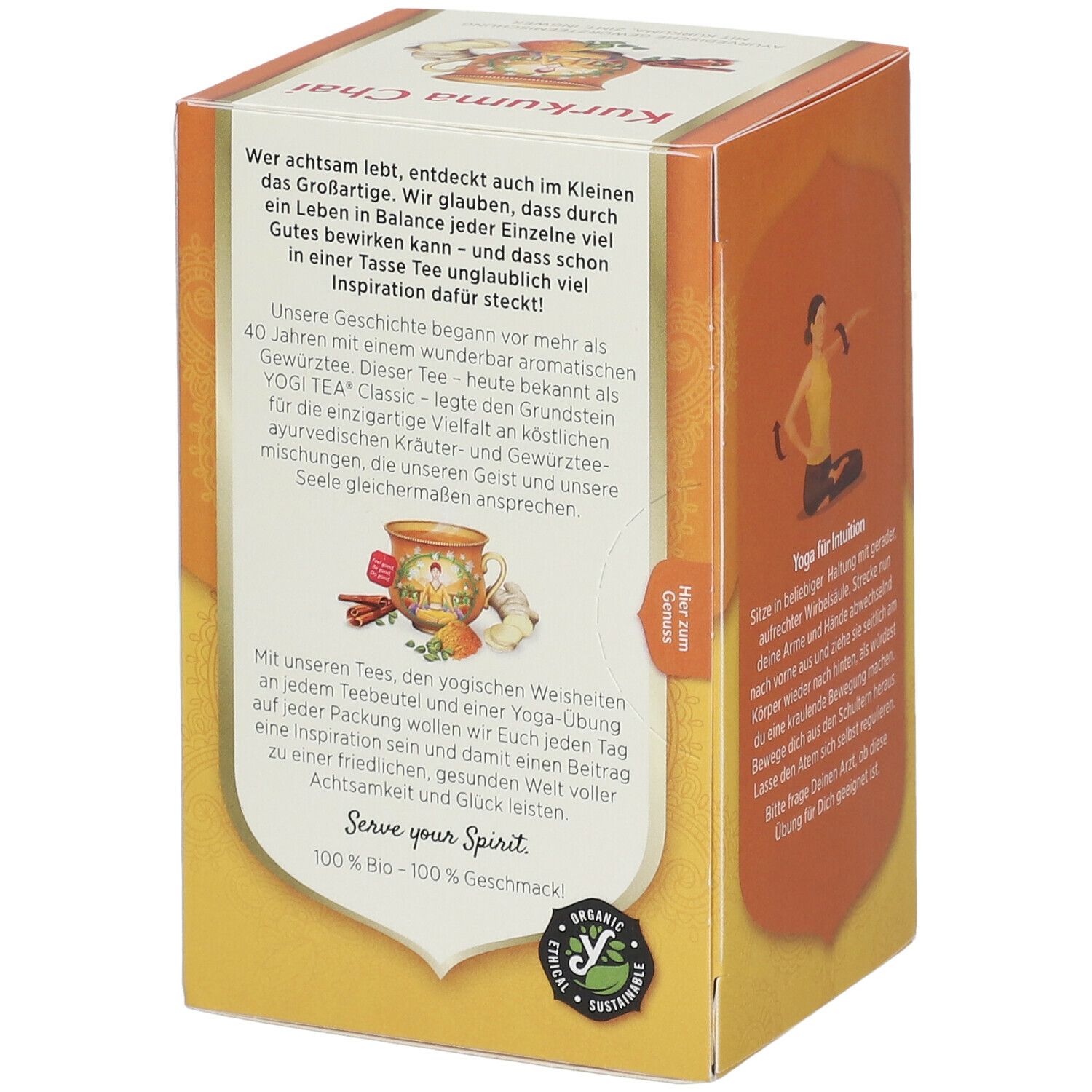 YOGI TEA® Kurkuma Chai, Bio Gewürz- und Kräutertee