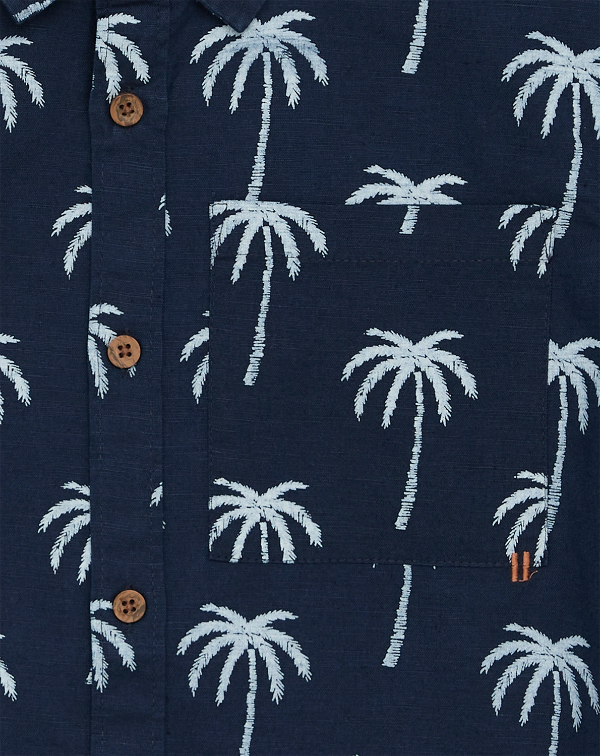 Kurzarm-Hemd RIO PALMS in blues