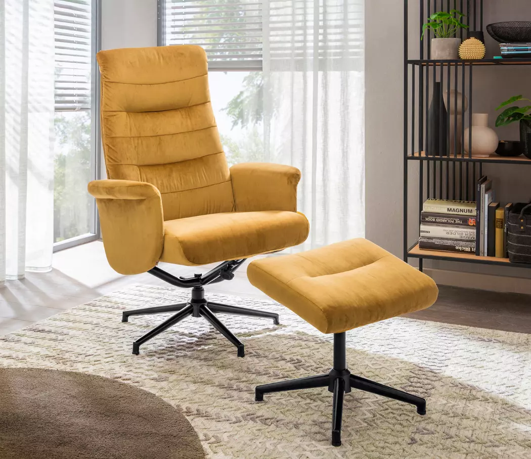 Sessel mit Hocker Krems