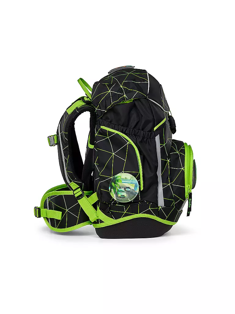ERGOBAG Schultasche Set 6tlg Pack Cybär Race schwarz