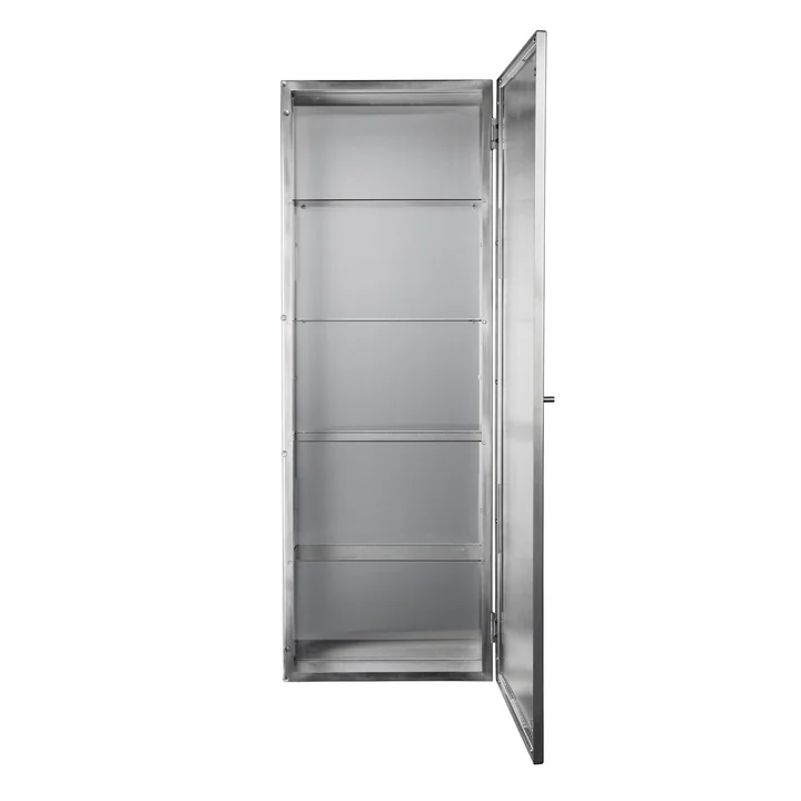 Ferm Living - Haze Wandschrank, 35 x 100 cm, Glas / kaschmir