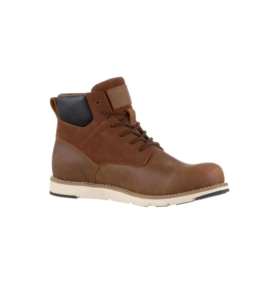 Botas Levi's Jax Plus de couro marrom